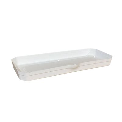 Podstawka do skrzynki balkonowej 40 cm  biała