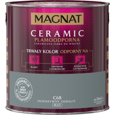 Farba ceramiczna intensywny sodalit C68 2,5 l Magnat
