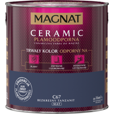 Farba ceramiczna bezkresny tanzanit C67 2,5 l Magnat