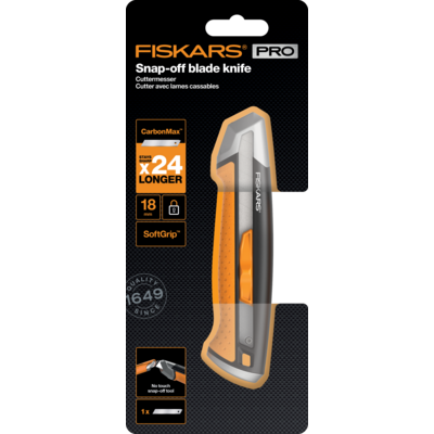 Nóż uniwersalny CarbonMax z ostrzem łamanym 25,9 x 10,9 x 2,6 cm Fiskars