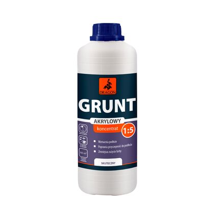 Grunt akrylowy koncentrat 1 l Dragon