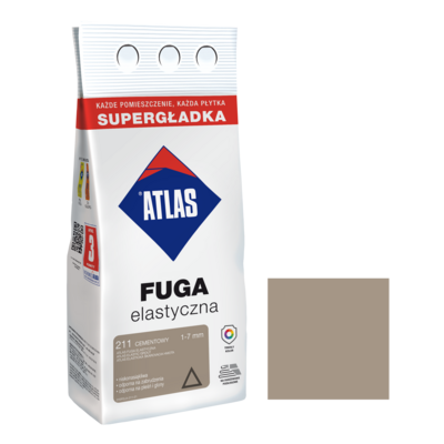 Fuga elastyczna 211 cementowy 2 kg ATLAS