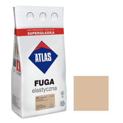 Fuga elastyczna 206 cappuccino 5 kg ATLAS