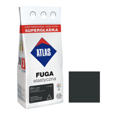 Fuga elastyczna 204 czarny 2 kg Atlas