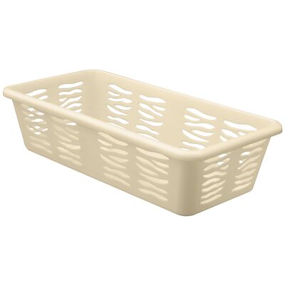 Koszyk zebra 19,7 x 10 x 5 cm krem