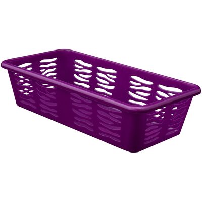 Koszyk zebra 19,7 x 10 x 5 cm śliwka