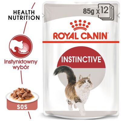 Karma mokra w sosie dla kotów dorosłych wybrednych 85 g Instinctive ROYAL CANIN