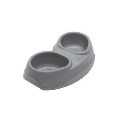 Miska Grey 2 x 200 ml SPACE BOWL