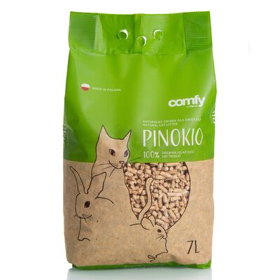 Uniwersalny żwirek drewniany 7 l COMFY PINOKIO