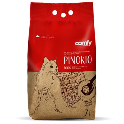 Uniwersalny żwirek pellet zbrylający 7 l COMFY PINOKIO