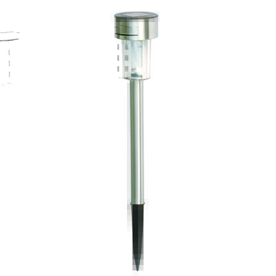 Lampa solarna 30 cm srebrna