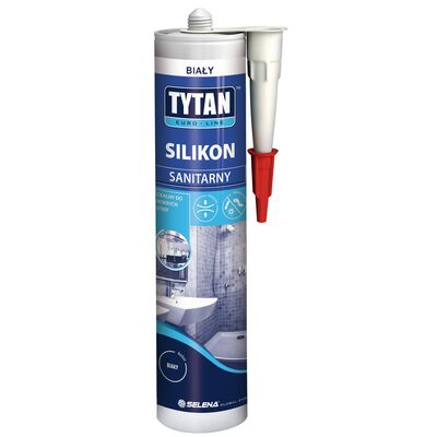 Silikon sanitarny biały 280 ml TYTAN EURO-LINE