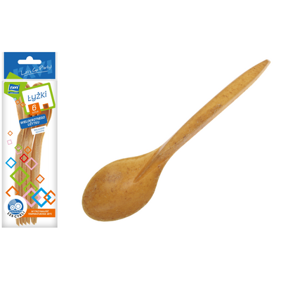 Łyżka wielokrotnego użytku 6 sztuk