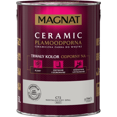 Farba ceramiczna MAGNAT Ceramic nostalgiczny opal C72 5 l