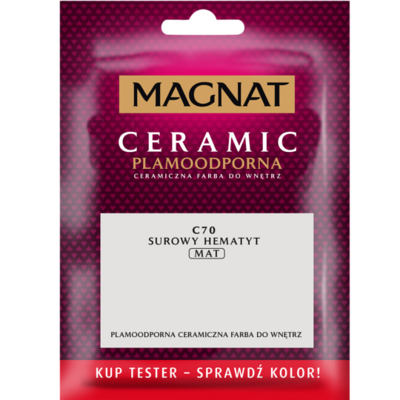 Farba ceramiczna MAGNAT Ceramic TESTER surowy hematyt C70 30 ml