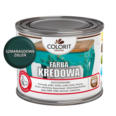 Farba kredowa szmaragdowa zieleń 375 ml