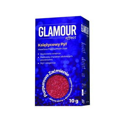 Zdjęcia - Lakiery i lazury Effect Brokat Glamour  Księżycowy Pył purpurowe zaćmienie 10 g 