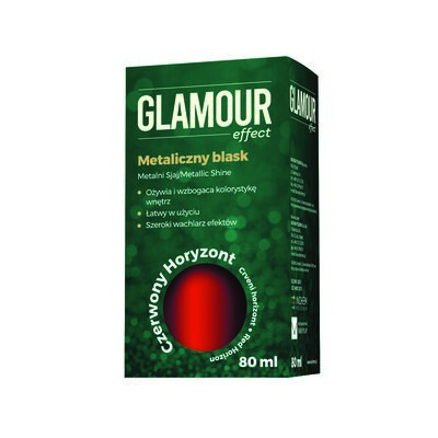 Pigment Glamour Effect Metaliczny Blask czerwony horyzont