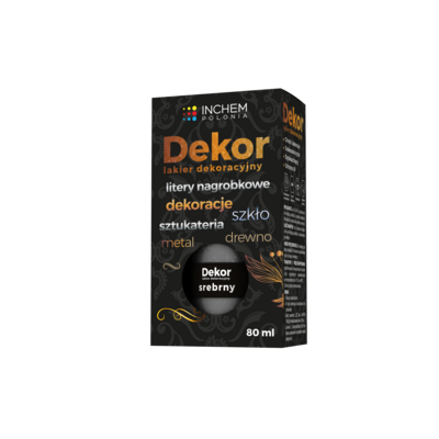 Lakier dekoracyjny Dekor 80 ml srebrny