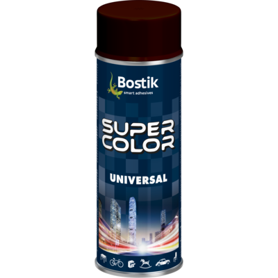 Lakier w aerozolu uniwersalny 400 ml brąz czekoladowy Bostik
