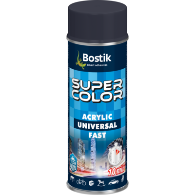 Lakier w aerozolu uniwersalny akrylowy 400 ml antracyt Bostik