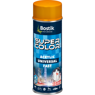 Lakier w aerozolu uniwersalny akrylowy 400 ml złoty Bostik