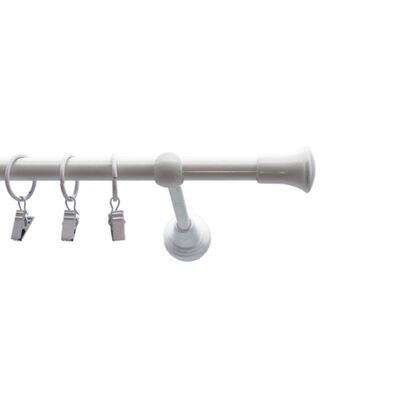Karnisz kuty 19 mm biały TRIO 240 cm atena