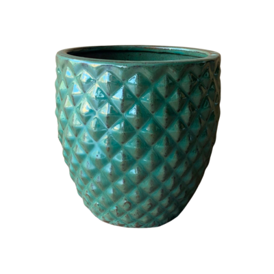Donica szkliwiona Jade Porto S 20 cm