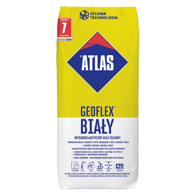 Klej żelowy Geoflex Biały 25 kg Atlas