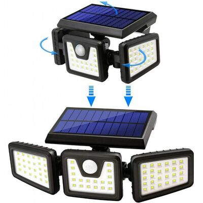 Solarna lampa bezpieczeństwa z czujnikiem ruchu