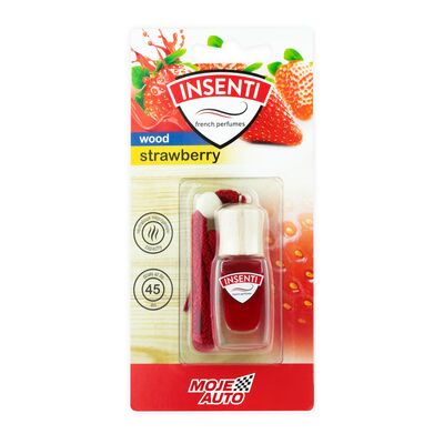 Odświeżacz powietrza Insenti Wood Strawberry 8 ml MOJE AUTO