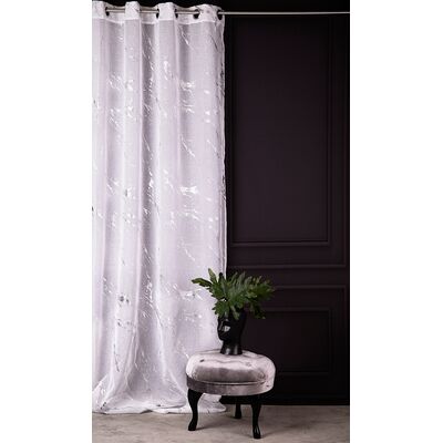 Firana Endless Chic 140 x 270 cm Silver Light przelotki