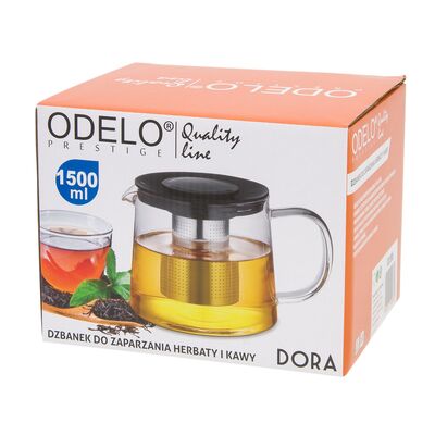 Dzbanek z zaparzaczem DORA 1500 ml