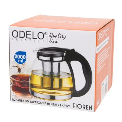 Dzbanek z zaparzaczem FIOREN 2000 ml