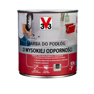 Farba do podłóg piaskowy 718 0,5l