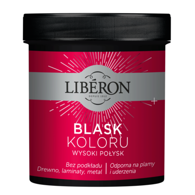 Farba akrylowa BLASK KOLORU 0,5 l arktyczna biel LIBERON