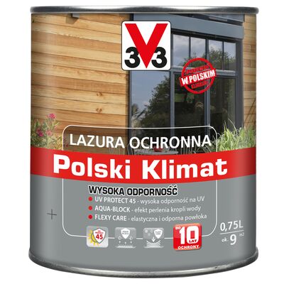 Lazura Polski Klimat 0,75 l mahoń