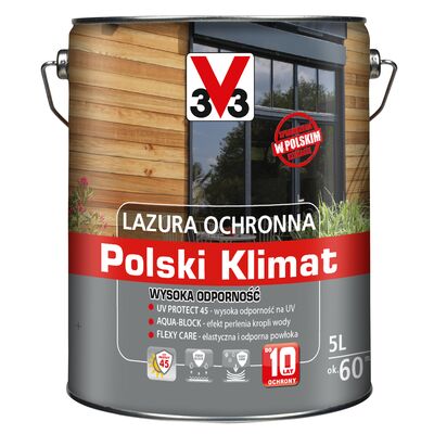 Lazura Polski Klimat 5 l dąb jasny