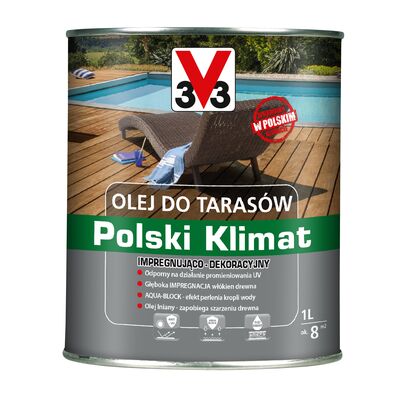 Olej do tarasów 1 l palisander