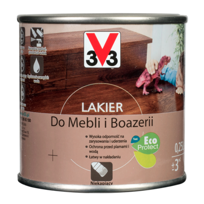 Lakier do mebli satyna 0,25 l wengé
