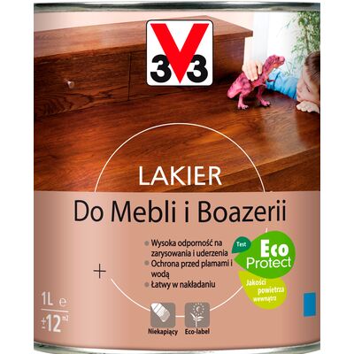 Lakier do mebli połysk 1 l dąb średni