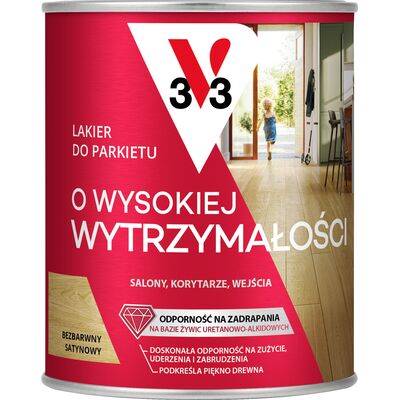 Lakier do parkietu jednoskładnikowy mat 5 l bezbarwny