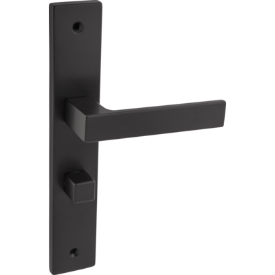 Klamka QUBE 72 WC czarny mat