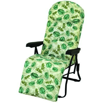 Fotel Super Relax PATRACAPRI z podnóżkiem zielony