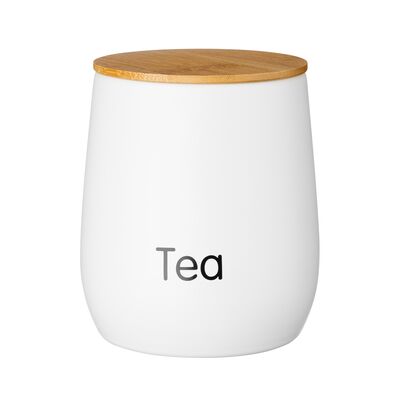 Pojemnik okrągły MONACO TEA biały