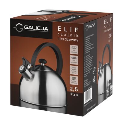 Czajnik ze stali nierdzewnej ELIF 2,5 l