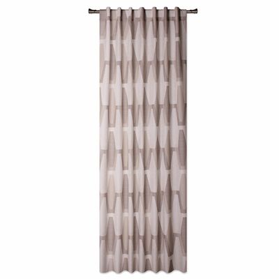 Zasłona z ukrytymi patkami MODA 140 x 250 cm beżowy