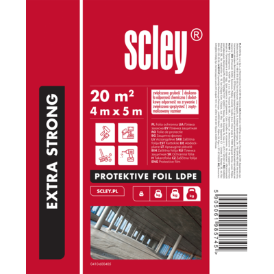 Folia malarska Scley 4 x 5 m