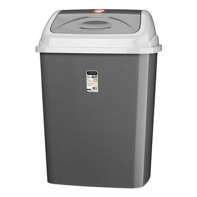 Kosz uchylny ALFI 50 l szary
