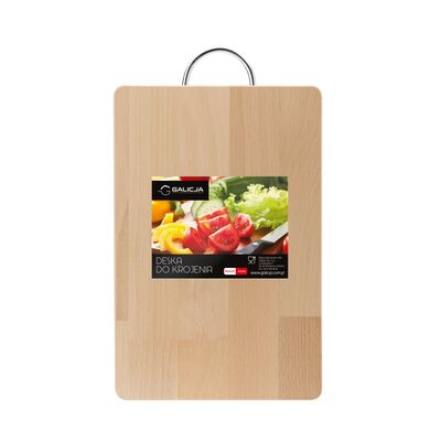 Deska drewno z uchwytem metalowym BRETTO 29,5 x 19,5 cm